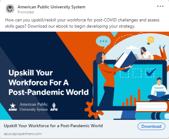 ebook-LinkedIn-Ad Ad content development for paid campaign